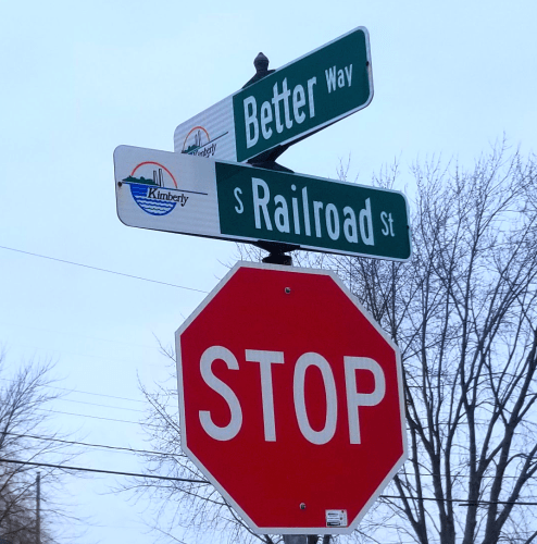 Better Way Street Sign